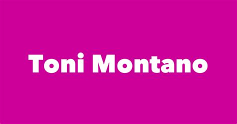 Toni Montano Spouse Children Birthday And More