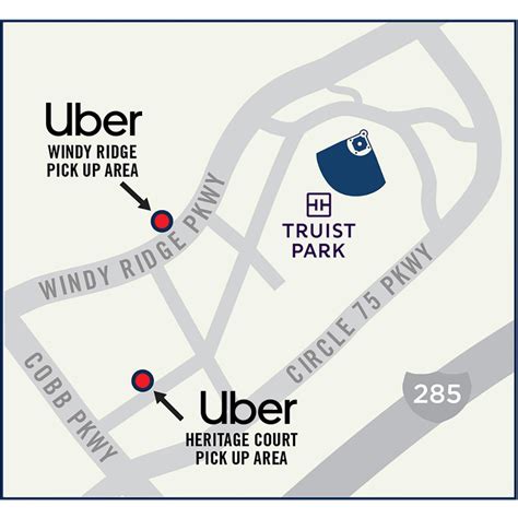 Truist Park Parking Lots Map World Map