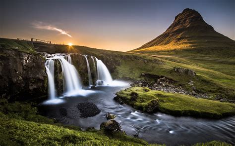 Kirkjufell Iceland By Andreas Wonisch Desktop Wallpaper