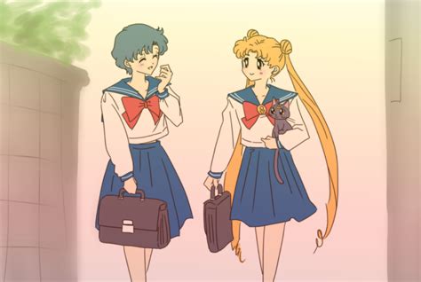 Tsukino Usagi Mizuno Ami And Luna Bishoujo Senshi Sailor Moon Drawn By Kobeyatonarino