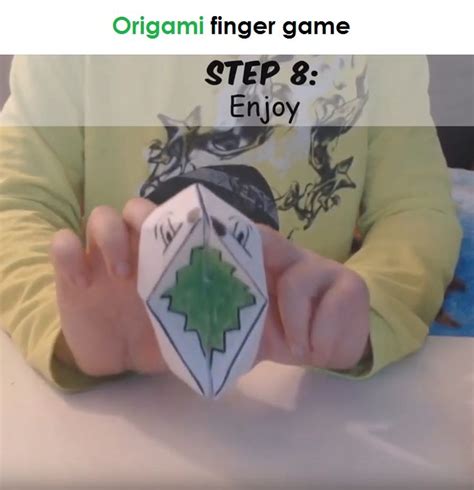 Origami Finger Game For Kids Origami Enfant