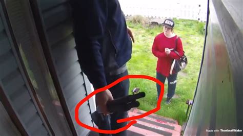 Homeowners Catch Porch Pirate Thief Warning Explicit Language Youtube