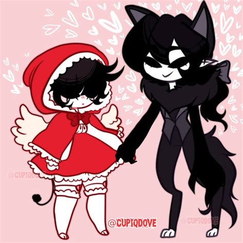 little red riding hood and the wolf by cupiqdove on deviantart