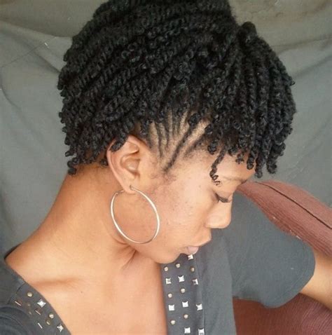 Top Hairstyles Meant Just For Short Natural Twist Hair Hairstyles