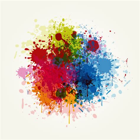 Grunge Colorful Splashing Illustration 7480 Free Eps Download 4 Vector
