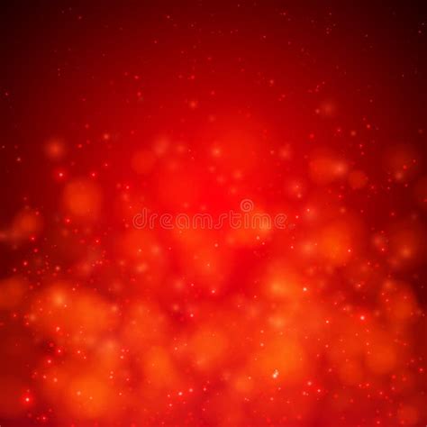Abstract Red Soft Background With Lights Stock Vector Illustration Of