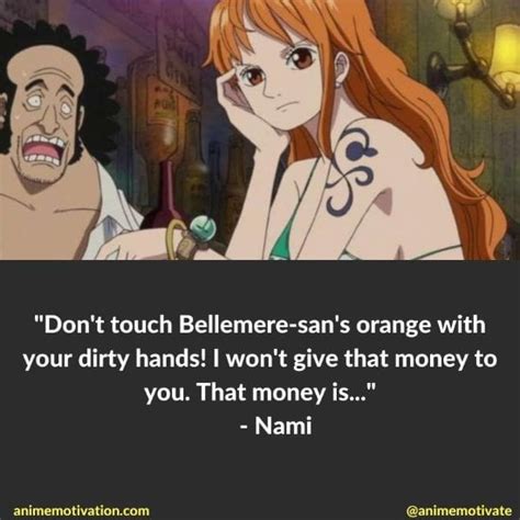 A Collection Of Namis Best Anime Quotes From One Piece
