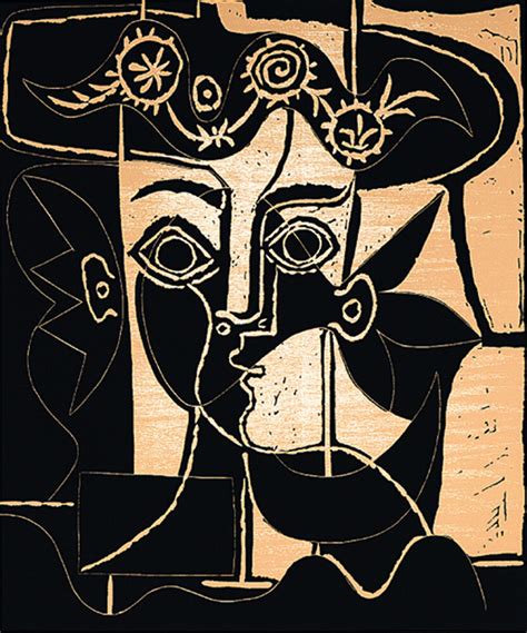 Woman With A Hat Of Orne Art Print By Pablo Picasso King And Mcgaw