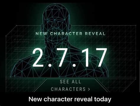 New Character Reveal Characters New Character Reveal Today New