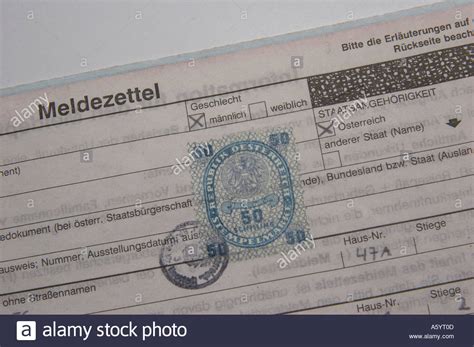 Registration Document Hi Res Stock Photography And Images Alamy