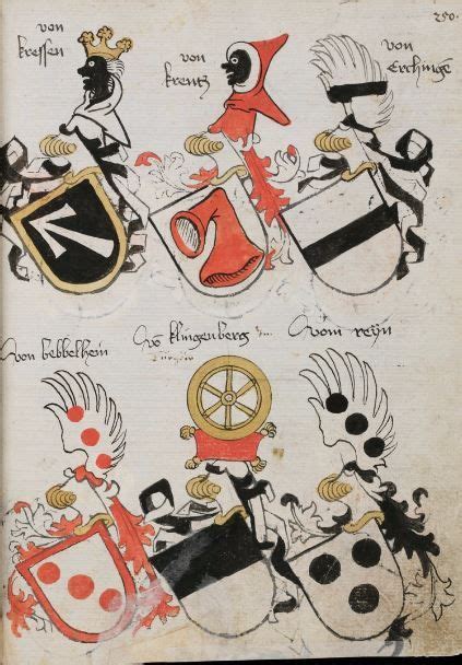 Wappenbuch Des St Galler Abtes Ulrich Rösch Heidelberg · 15