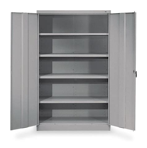 Tennsco Storage Cabinet Medium Gray 78 In H X 48 In W X 24 In D
