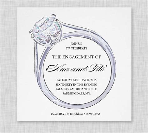 12 Engagement Party Invitations Psd Word Free And Premium Templates