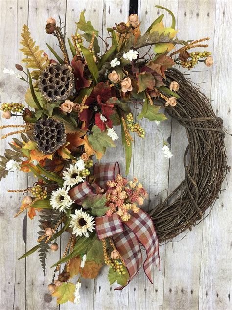 20 Large Fall Wreaths For Front Door Pimphomee