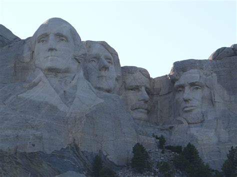 Mount Rushmore Presidents Mountain Landscape Rushmore Mount South