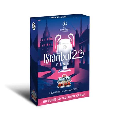 TOPPS UEFA CHAMPIONS League Final 2023 Match Attax Limited Edition Box 30 Cards EUR 29 99