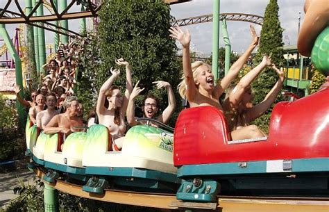 Pictures Naked Rollercoaster World Record Metro Uk