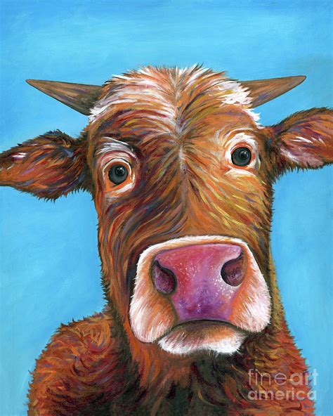Funny Cow Painting At Explore Collection Of Funny