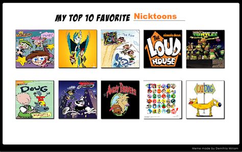 My Top 10 Favorite Nicktoons By Supermariomaster170 On Deviantart