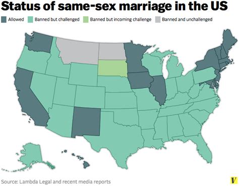 Same Sex Marriage Is Winning In Two Maps Vox