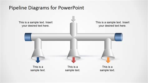 Pipelines Diagram Template For Powerpoint Slidemodel