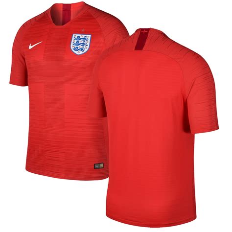 Nike England National Team Red 2018 Away Authentic Vapor Match Jersey