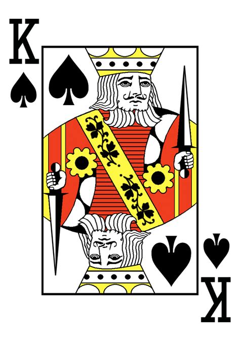 King Of Spades Playing Card