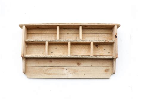 Wall mounted display shelving unit. Cotswold Industrial Farmhouse Wooden Wall Mounted Display ...