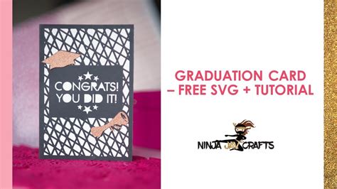Graduation Card Free Svg Cricut Tutorial Tips For Intricate Cuts
