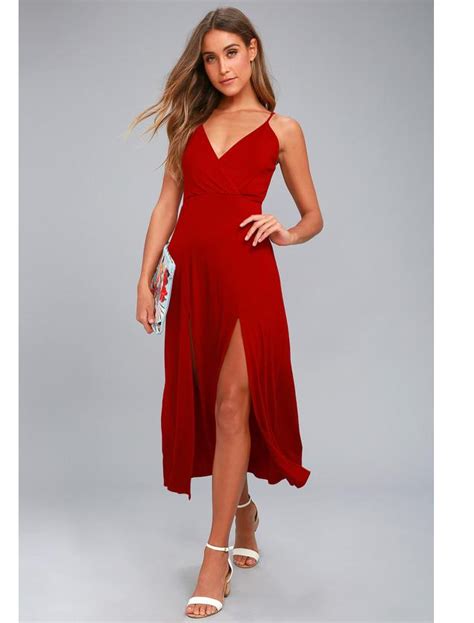 Fancy Red Dress Eshoptz