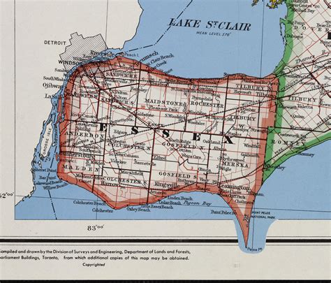 The Changing Shape Of Ontario County Of Essex
