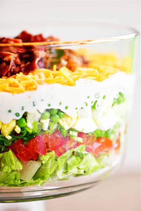 Yum, yumi goes in my tummy and hips well ill oassed on to your hips…. A 7 Layer Salad is a pretty way to prepare a salad for a ...