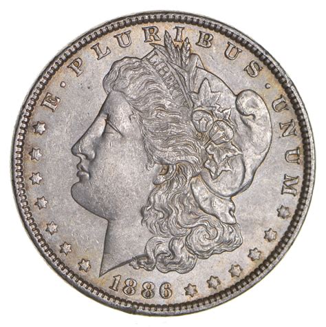 Rare 1886 Morgan Silver Dollar Very Tough High Redbook Property
