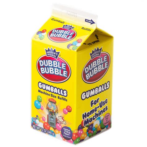 Dubble Bubble Assorted Mini Gumballs Carton 12 Oz Carton • Gumballs