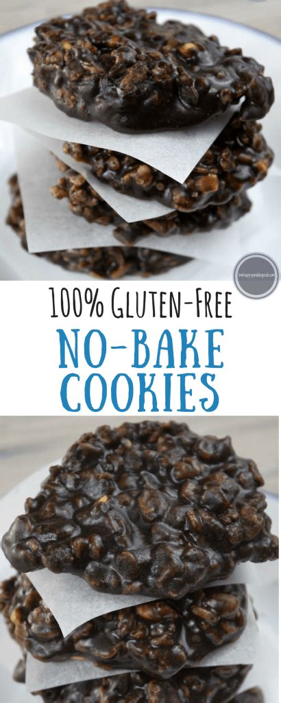 This recipe has that classic chocolate peanut butter flavor combo and the perfect chewy, fudgy texture. 100% Gluten-Free No-Bake Cookies | Be Happy and Do Good