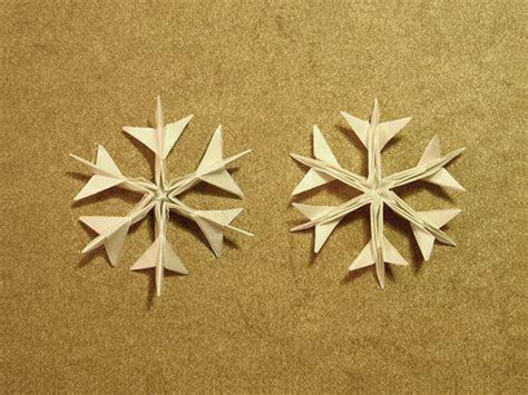Easy Origami Snowflake Origami Instructions Art And Craft Ideas