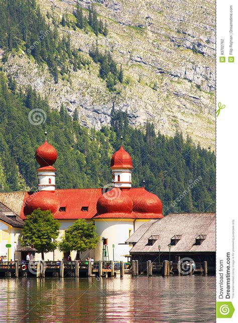 View Of St Bartholoma Church Stock Photo Image Of Alpine Calm 83702762