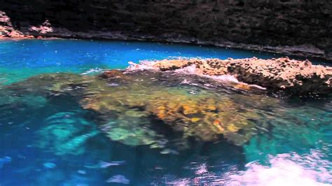 Touring The Open Ceiling Sea Cave In Kauai Sea Cave Kauai Ocean Sounds
