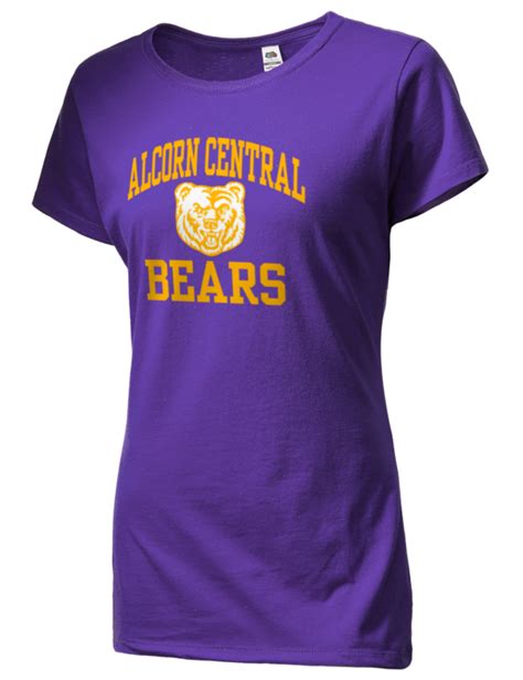 Alcorn Central High School Bears SofSpun™ Women's Junior Fit 4.7oz Cotton T-Shirt