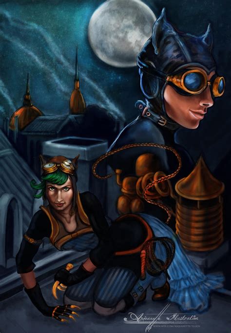 Steampunk Catwoman By Anjeanetteillios On Deviantart