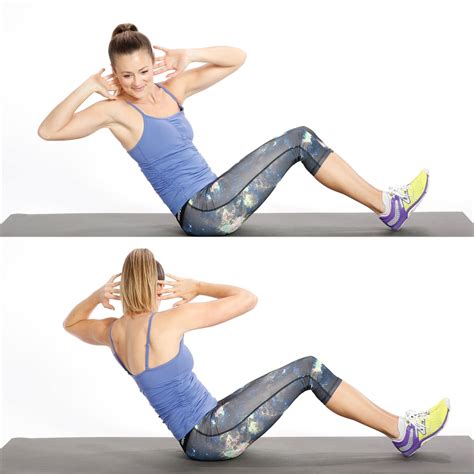 seated russian twist 5 minute ab workout of bodyweight exercises popsugar fitness photo 1