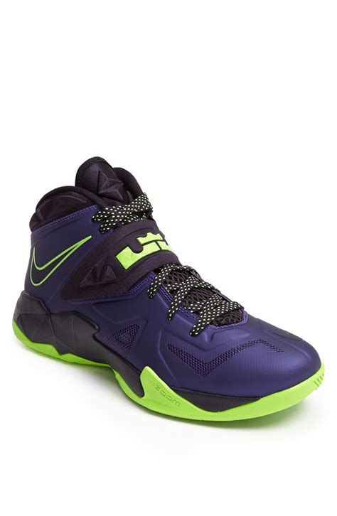 Nike Lebron Zoom Soldier Vii Basketball Shoe In Purple For Men Court