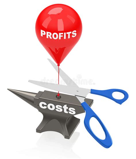 Cut costs stock illustration. Illustration of increase - 43894005