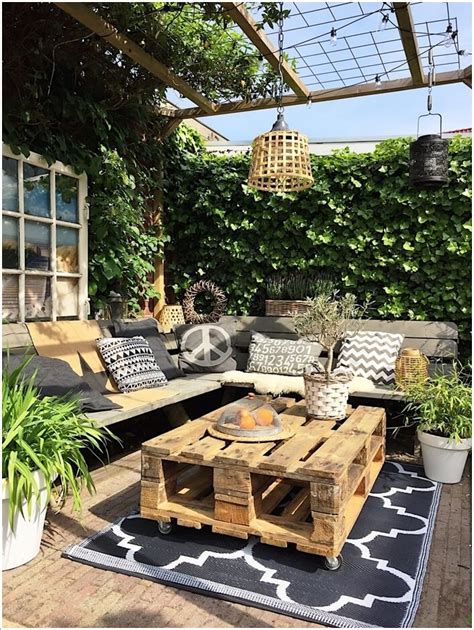 All weather wicker and acacia kandis outdoor coffee table. 13 DIY Outdoor Coffee Table Ideas
