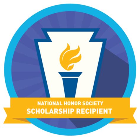 National Honor Society Scholarship Recipient Acclaim