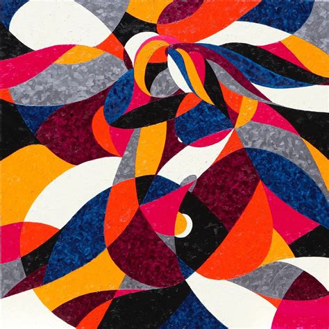 Lovers Embrace Monika Jensen Abstractartists Abstract Geometric