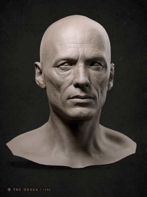 1271477 Adamskutt Cgsociety Zbrush Male Face Portrait Sculpture