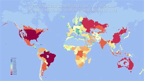 What Is The Largest Country In The World Based On The Most Suitable