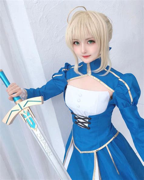 Asian Cosplay Japanese Japanese Women Women Fate Series Fate Stay Night