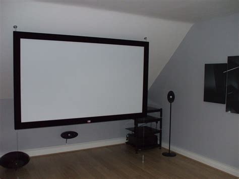 Diy projector screens home theater | Best home theater system, At home movie theater, Home 